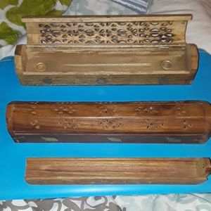 Coffin style incense burner/ box